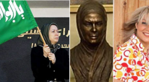 تندیس « با حجاب» ندا آقاسلطان در پارلمان ایتالیا، توهین به ندا و زنان و دختران انقلاب و آزادی