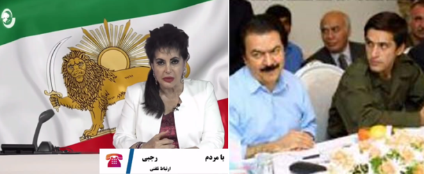 مصاحبه با محمد رجوی پسر مسعود رجوی با خانم زینا تهرانی از «کانال یک» سلطنت طلب