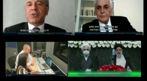 ایرج مصداقی و سیامک نادری در مصاحبه  با خبرنگار دیپلماتیک تلویزیون اسرائیل کان