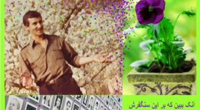 محمد مروّج « یک بنفشه، در مقام باغ»